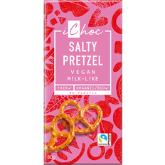 Chocolates Ichoc Chocolate Con Trozos de Pretzel Bio 80g