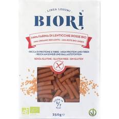 Röda linser Biori Glutenfri Pasta Röda Linser Sedanini