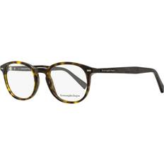 5070 white Ermenegildo Zegna EZ5070 052 Dark Havana 48mm white