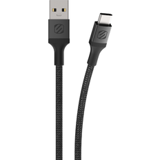 Braided usb a to usb c Scosche Premium USB to USB-C - Black