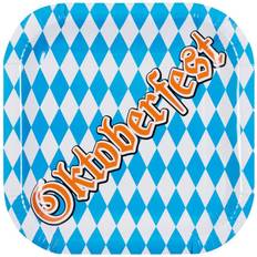 Blauw Wegwerpborden Boland Bordjes Beieren Oktoberfest- 6stk