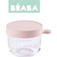 Conteneurs de nourriture pour bébé et distributeurs de lait en poudre Beaba Pot de conservation portion verre 150 ml pink