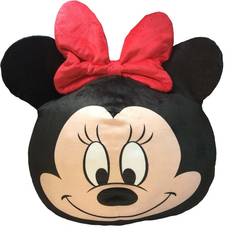 Red Fabrics 11" Minnie Mouse Travel Cloud Pillow Black/Red