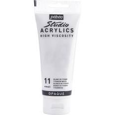 Pebeo Studio Acrylic Paint titanium white 100 ml