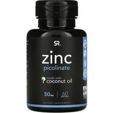 Vitamins & Supplements Sports Research Zinc Picolinate 50mg with Organic Coconut Oil 60