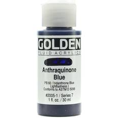 Golden Fluid Acrylics anthraquinone blue 1 oz