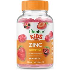 Zinc for kids Lifeable Kids Zinc Gummies - Berry Count 60 pcs