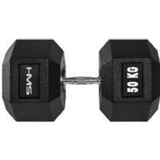 Hex håndvægte 50kg HMS Dumbbell Hex Pro and 50 kg (17-66-131)