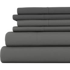 Textiles Becky Cameron Comfort Premium Ultra Soft Microfiber Wrinkle Free Bed Sheet Gray