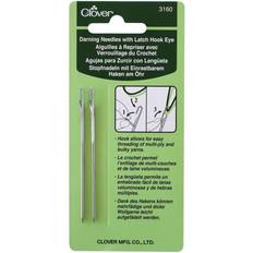 Clover Darning Needles W/Latch Hook Eye-2/Pkg