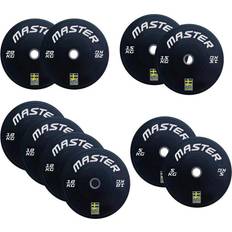 Viktskivor bumper set Master Fitness Bumper Set 120 kg SkiTeam, Viktskiva Bumper