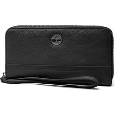 Timberland Zip Around Wallet with Wristlet Strap - Black