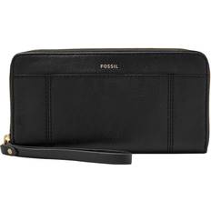 Fossil Jori Rfid Zip Clutch - Black