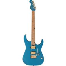 Angel nova Charvel Angel Vivaldi Pro-Mod DK24-6 Nova Lucerne Aqua Firemist guitare électrique bleu