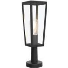 Negro Iluminaciones de Poste Lutec Baliza Pine aluminio y vidrio, IP44 Poste de protección