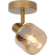 Lucide Lampade da tavolo Lucide Faretto A Soffitto Bjorn 1 Luce Oro/Ottone Trasparente Lampada da tavolo