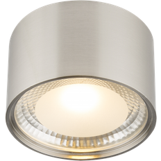 Globo Lighting Serena Nickel Ceiling Flush Light 11.3cm