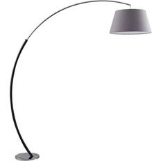 Lucande Evelyna Piantana Grigio/Cromato/Nero Lampada da Terra