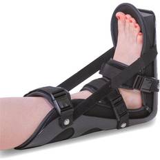 Plantar fasciitis brace Plantar Fasciitis Night Splint Boot Dorsiflexion Foot Brace for Calf Stretching, Heel & Arch Pain L Black L