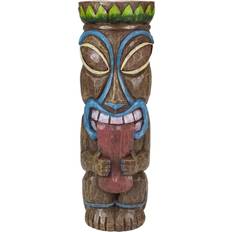 Garden Decorations Northlight 16 Solar Lighted Polynesian Garden Tongue Out Tiki