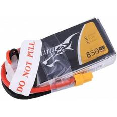 Tattu 850mAh 11.1V 75C 3S1P LiPo Batteripack med XT60