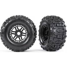 Traxxas Sledgehammer Wheels and Tyres Mounted 17mm Hex (2) for Maxx TRX8973