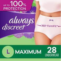 Always Always Discreet Incontinence Postpartum Incontinence Underwear for Women - Maximum