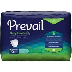 Adult Incontinence Protection Prevail Adult Incontinence Brief Prevail Tab Closure Small Disposable Heavy Absorbency Green 16 Count