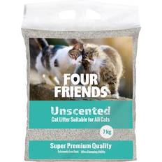 Four Friends Katter - Kattsand Husdjur Four Friends Unscented 7kg