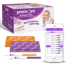 Health Premom Quantitative Ovulation Predictor Kit：40 Ovulation Tests 10 Pregnancy Tests Advanced Ovulation Test Strips Combo 40LH 10HCG Test