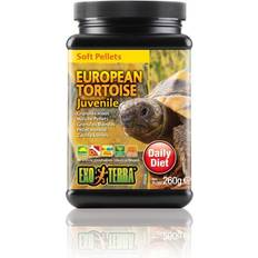 Exo terra soft pellets Exo Terra European Tortoise Juvenile - Soft Pellets Black