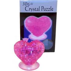 Crystal Puzzle 3D Hjärta 46 bitar