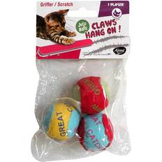 kattleksak boll, 3 stycken