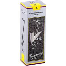 Vandoren Bass Clarinet V.12 Reeds Strength #4; Box of 5
