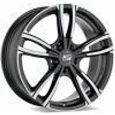 73 Gloss Gun Metal Machined Face 9x19 5/120 ET45 B72.5