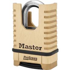 Security Master Lock ProSeries 6.56 X 2-1/4 Brass 4-Digit Combination Shrouded Shackle