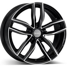 Mak Sarthe Black Polished Felg 8x19 5x112 ET49