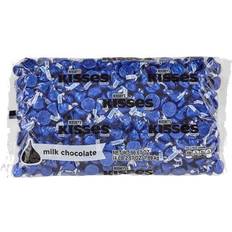 Dark chocolate candy Hershey's KISSES Dark Blue Foils Milk Chocolate Candy, Bag