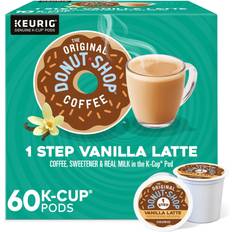 Halal K-cups & Coffee Pods The Original Donut Shop 1 Step Vanilla Latte Keurig K-Cup 60 6