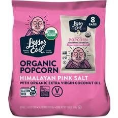 Organic Snacks LesserEvil Organic Himalayan Pink Salt Popcorn Snack Pack