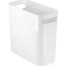 mDesign Plastic Small Trash Can, 1.5 Gallon/5.7-Liter Wastebasket, Container Bin