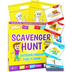 Scavenger Hunt Game for Kids Outdoor Activities for Kids Ages 4-8 Card Based Camping Games Indoor Family Fun with STEM Activities for Kids