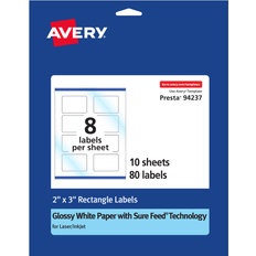 FSC (The Forest Stewardship Council) Label Makers & Labeling Tapes Avery Rectangle Labels with Sure