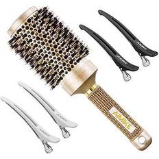 Thermal brush Round Brush, Nano Thermal Ceramic & Ionic Tech Hair Brush, Round Barrel Brush