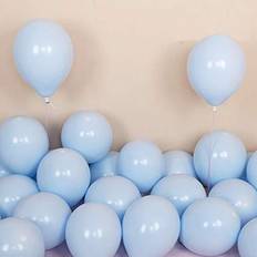 Birthdays Latex Balloons Pastel Blue Balloons 12 inch 50pcs Latex Party Balloons Baby Shower Helium Balloons Blue Birthday Balloon