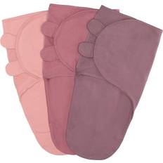 Comfy Cubs Swaddle Blanket Baby Girl Boy Easy Adjustable 3 Pack Infant Sleep Sack Wrap Newborn Babies by Comfy Cubs (Small Blush Mauve Mulberry)