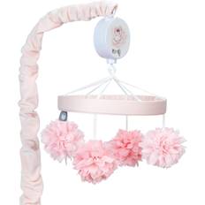 Music Mobiles Lambs & Ivy Signature Botanical Pink Floral Musical Baby Crib Mobile