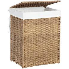 Bathroom Interior & Storage Songmics Handwoven Laundry Hamper, Basket