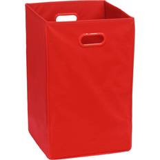 Red Laundry Baskets & Hampers Simple Houseware Foldable Closet Laundry Hamper