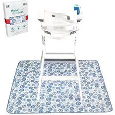 Baby Chairs S&T INC. High Chair Mat, Splat Mat for Arts, Crafts, Playtime, Water Resistant and Machine Washable, 42 Inch x 42 Inch, Alphabet Print